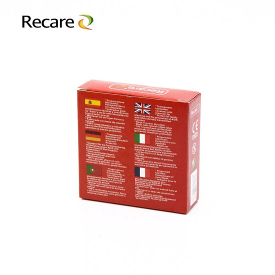 Презервативи з пухирцями та ребрами з ароматом коли, 3 шт Recare Cola Dotted&Ribbed Condoms