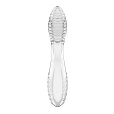 Двосторонній скляний ділдо Satisfyer Dazzling Crystal 2 Transparent