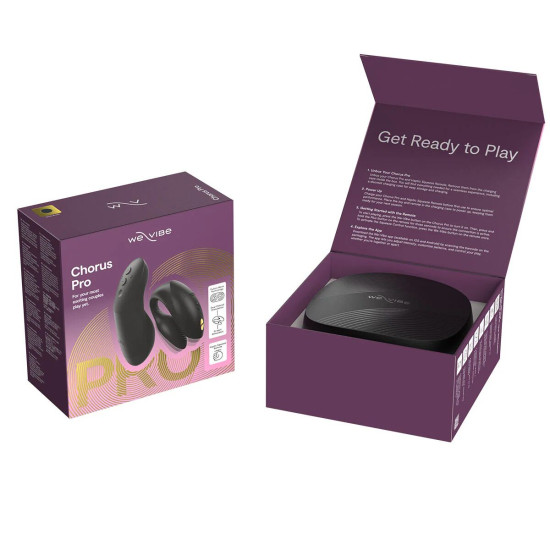Смарт-вібратор для пар, чорний We-Vibe Chorus Pro Satin Black