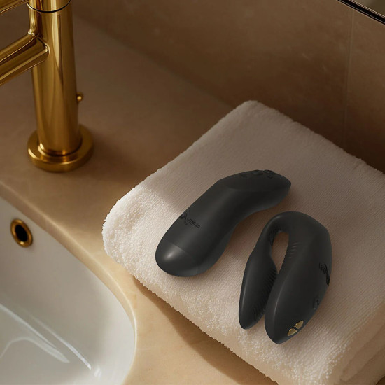 Смарт-вібратор для пар, чорний We-Vibe Chorus Pro Satin Black