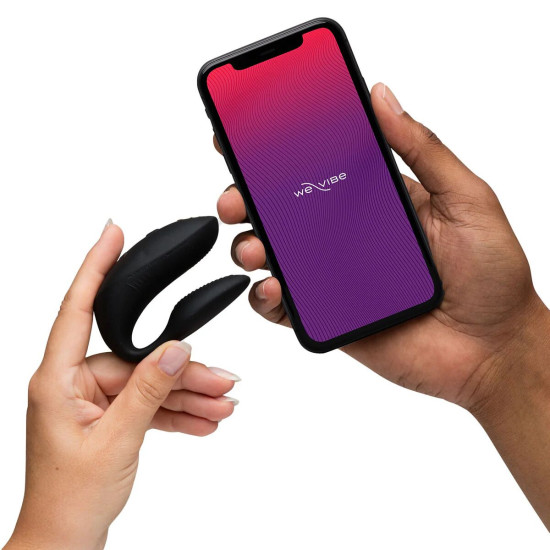 Смарт-вібратор для пар, чорний We-Vibe Chorus Pro Satin Black