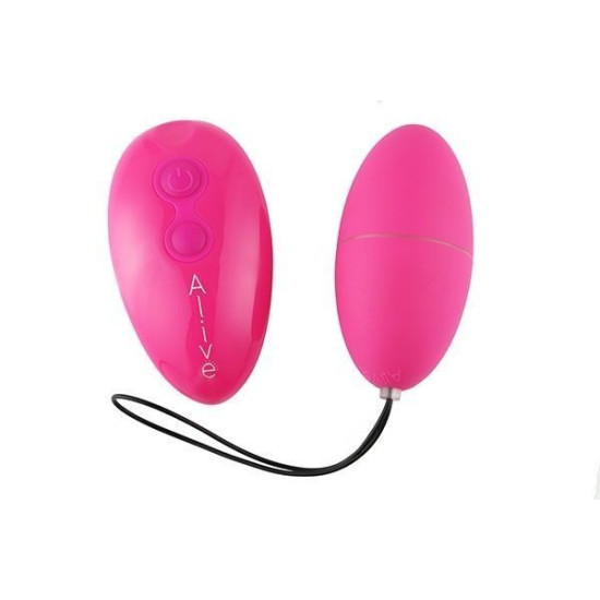 Виброяйцо розового цвета с пультом ДУ Alive Magic Egg 2.0 Pink