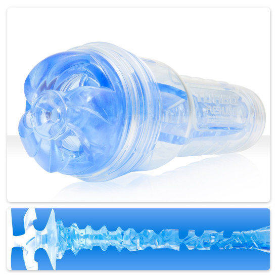 Мастурбатор-імітатор мінету Fleshlight Turbo Thrust Blue Ice
