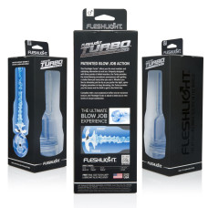 Мастурбатор-имитатор минета Fleshlight Turbo Thrust Blue Ice