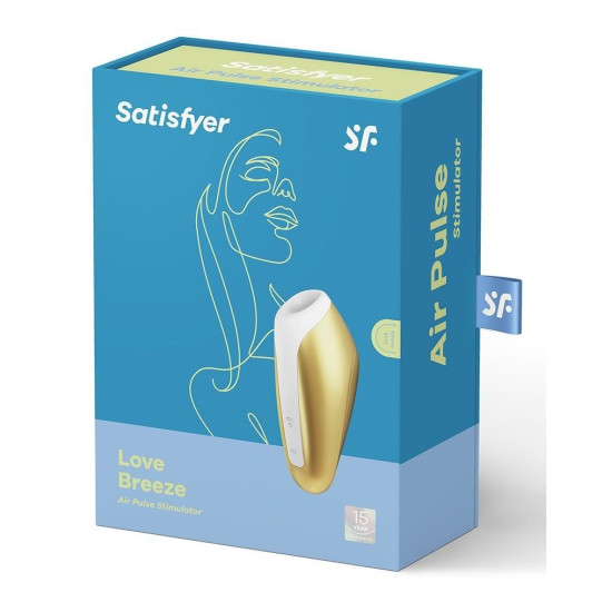 Миниатюрный вакуумный стимулятор, жёлтый Satisfyer Love Breeze Yellow