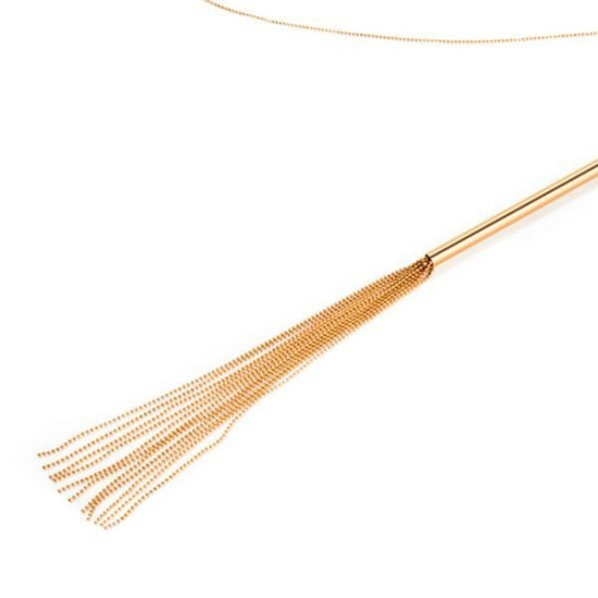 Украшение для тела - цепочка-плеть на шею, золотая Bijoux Indiscrets Magnifique Necklace Whip Gold