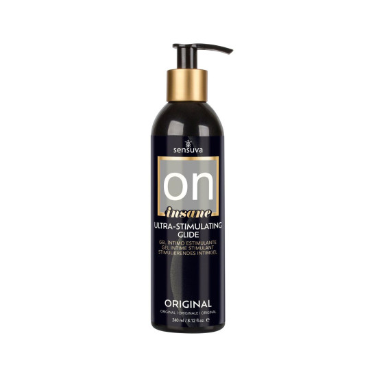 Збуджуюча змазка на гібридній основі Sensuva Ultra-Stimulating On Insane, 240 ml