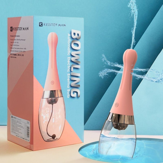 Автоматический анальный душ, 3 режима мощности KisToy Bowling, 350 ml