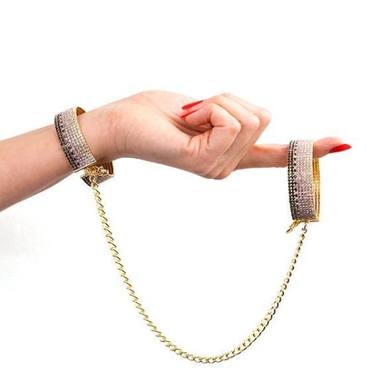 Лакшери наручники-браслеты с кристаллами, в подарочной упаковке Rianne S Diamond Cuffs