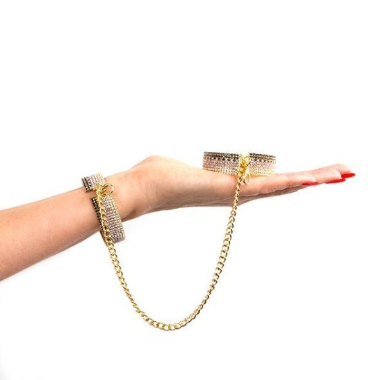 Лакшери наручники-браслеты с кристаллами, в подарочной упаковке Rianne S Diamond Cuffs