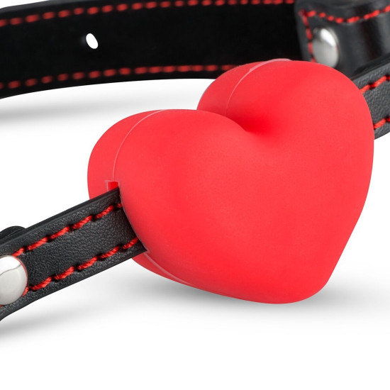 Силіконовий кляп у вигляді серця Whipped Heart Ball Gag