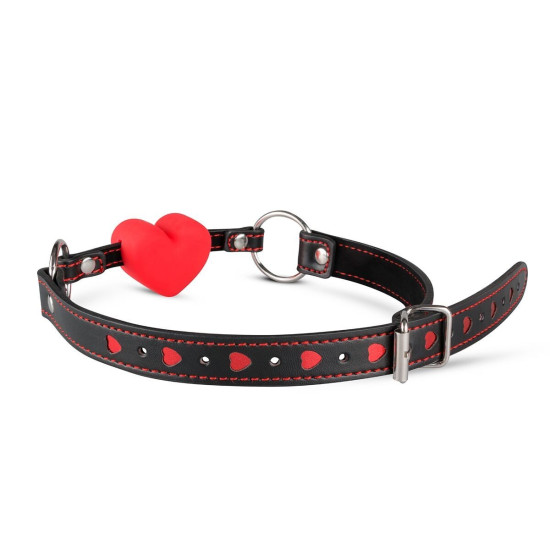 Силіконовий кляп у вигляді серця Whipped Heart Ball Gag