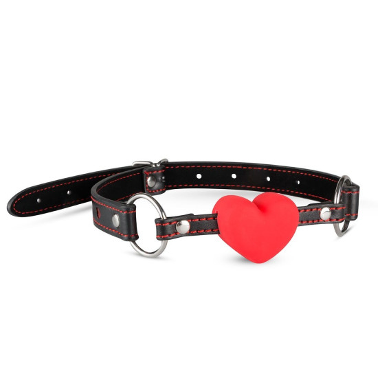 Силіконовий кляп у вигляді серця Whipped Heart Ball Gag