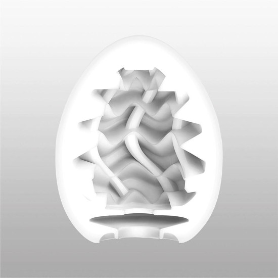 Мастурбатор-яйце з подвійним хвилястим рельєфом Tenga Egg Wavy II