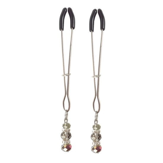 Зажимы для сосков, серые Art of Sex Nipple Clamps Lovely Grey