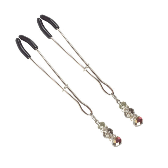 Зажимы для сосков, серые Art of Sex Nipple Clamps Lovely Grey