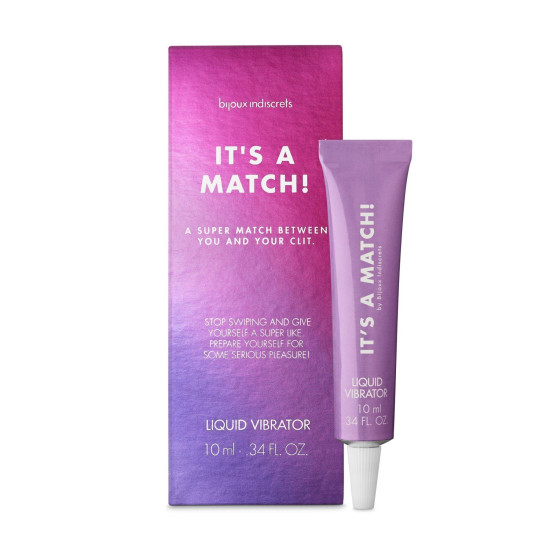 Рідкий вібратор Bijoux Indiscrets Clitherapy Liquid Vibrator It's a Match!, 10 ml