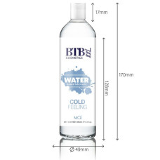 Охлаждающая интимная смазка на водной основе BTB Cold Feeling, 250 ml