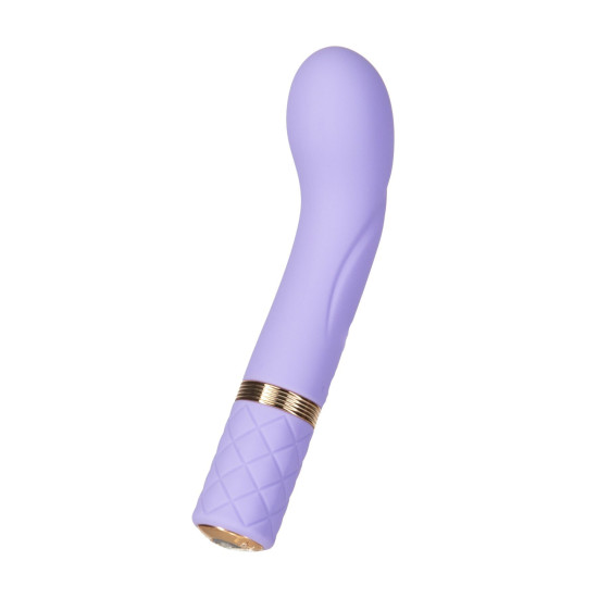 Роскошный вибратор с кристаллом Swarovski, повязкой на глаза и игрой, фиолетовый Pillow Talk Sassy Purple Special Edition