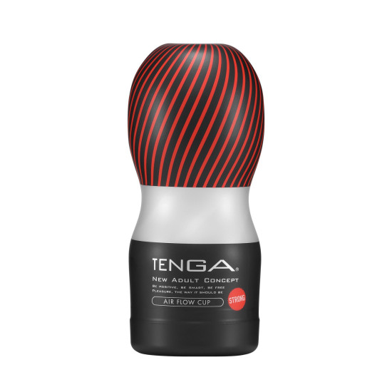 Мастурбатор с эффектом всасывания, жёсткий Tenga Air Flow Cup Strong