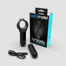 Ерекційне кільце з вібропулею на 10 режимів Bathmate Vibe Edge