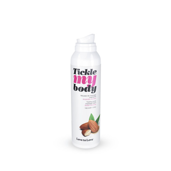 Увлажняющая массажная пена Love To Love TICKLE MY BODY SWEET ALMONDS, 150 ml