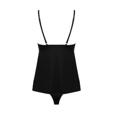 Топ и трусики с эффектом омбре, розовые Obsessive Bella Rou Top & Panties, M/L