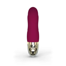 Вібратор-кролик з потужним мотором і 8 режимами, бордовий Mystim Hop Hop Bob Fuchsia