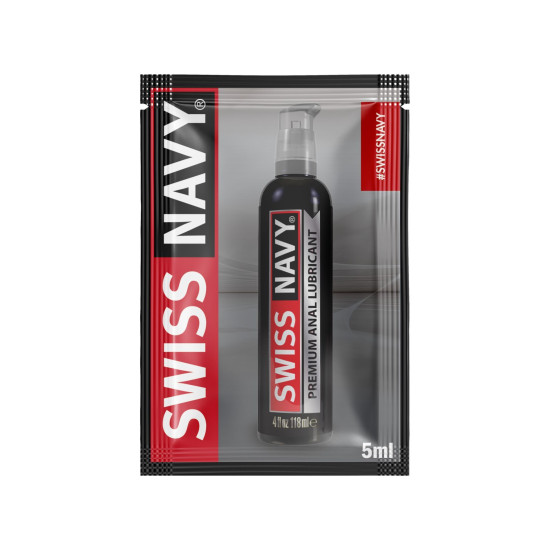Пробник анального лубриканта на силіконовій основі Swiss Navy Premium Anal, 5 ml