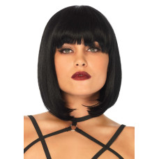 Коротка перука каре з чубчиком, чорна Leg Avenue Short Natural Bob Wig Black