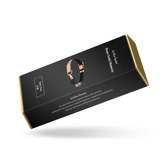 Кляп з ефектом пам'яті Liebe Seele Rose Gold Memory Ball Gag
