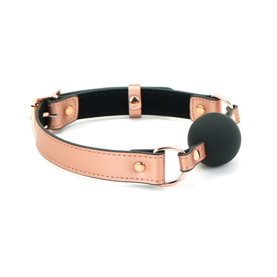 Кляп з ефектом пам'яті Liebe Seele Rose Gold Memory Ball Gag