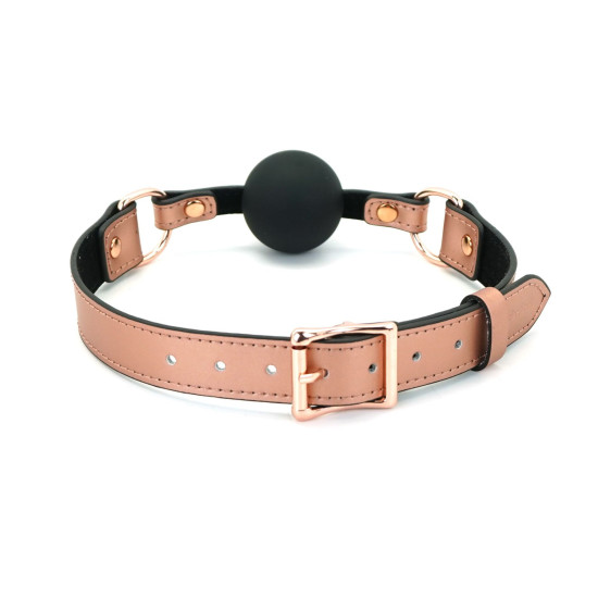 Кляп з ефектом пам'яті Liebe Seele Rose Gold Memory Ball Gag