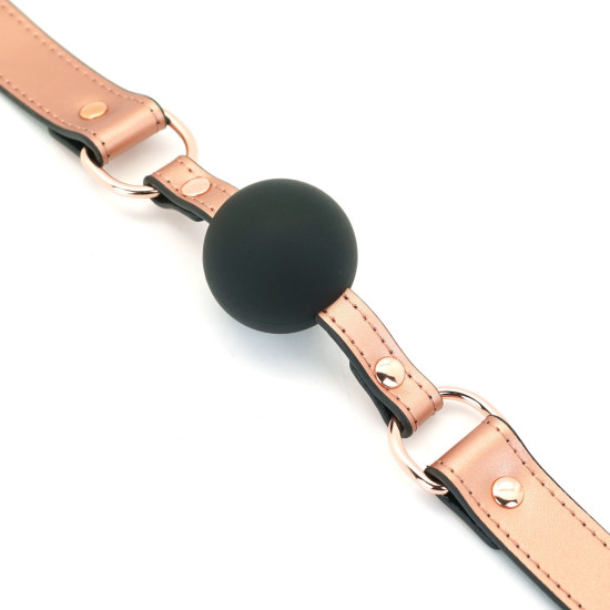 Кляп з ефектом пам'яті Liebe Seele Rose Gold Memory Ball Gag