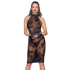 Миди-платье из тюля с бархатными бретелями Noir Handmade F240 Midi Tulle Dress with Velvet Straps, 3XL
