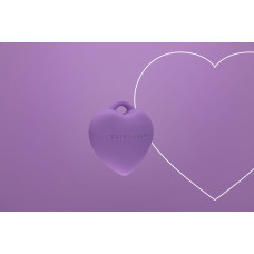 Мини-вибратор «Сердечко» на шнурке, 9 режимов, фиолетовый FairyGasm PleasureStone Violet