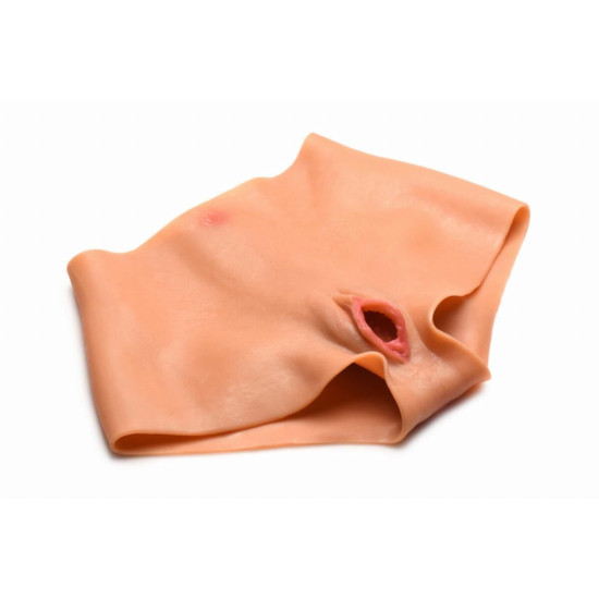 Накладна вагіна Master Series Silicone Vagina + Butt Panties Medium
