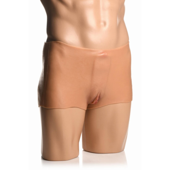 Накладна вагіна Master Series Silicone Vagina + Butt Panties Medium