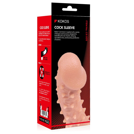 Насадка на член Kokos Cock Sleeve CS 005, M