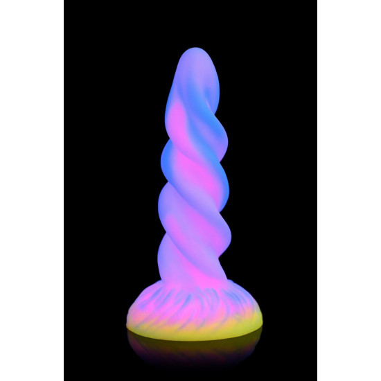 Фэнтезийный фаллоимитатор, светящийся в темноте Creature Cocks Glow-in-the-Dark Unicorn Dildo