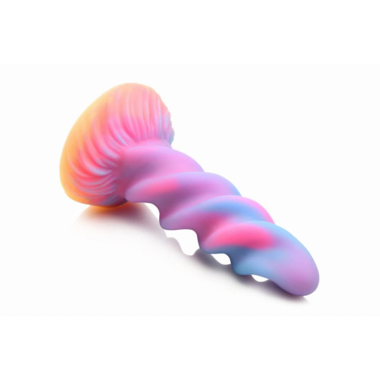Фэнтезийный фаллоимитатор, светящийся в темноте Creature Cocks Glow-in-the-Dark Unicorn Dildo