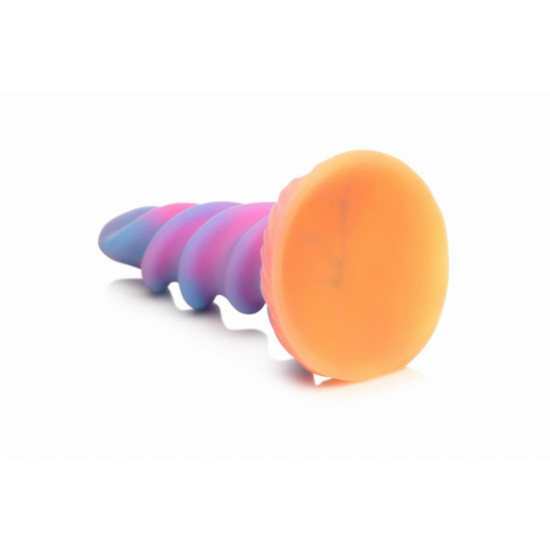 Фэнтезийный фаллоимитатор, светящийся в темноте Creature Cocks Glow-in-the-Dark Unicorn Dildo