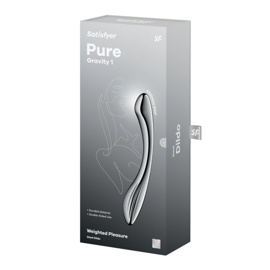 Металлический фаллоимитатор Satisfyer Pure Gravity 1