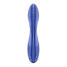 Двосторонній скляний ділдо Satisfyer Dazzling Crystal 2 Blue