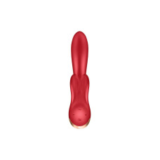 Вібратор-кролик, червоний Satisfyer Double Flex Red