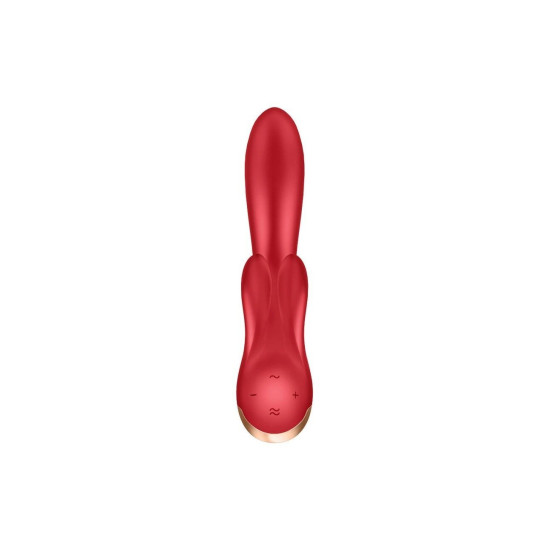 Вибратор-кролик, красный Satisfyer Double Flex Red