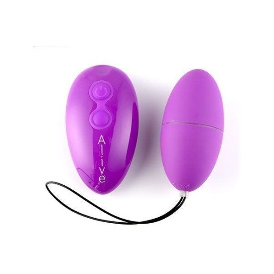 Віброяйце фіолетового кольору з пультом ДК Alive Magic Egg 2.0 Purple
