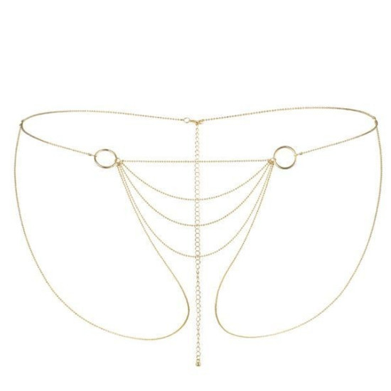 Украшение для тела - цепочка-трусики, золотая Bijoux Indiscrets Magnifique Bikini Chain Gold