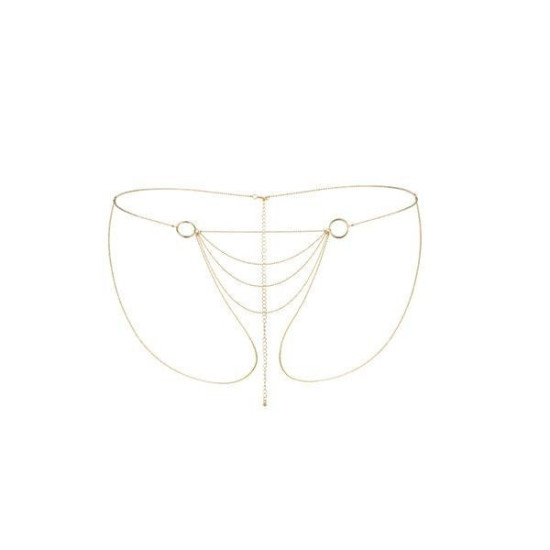 Украшение для тела - цепочка-трусики, золотая Bijoux Indiscrets Magnifique Bikini Chain Gold