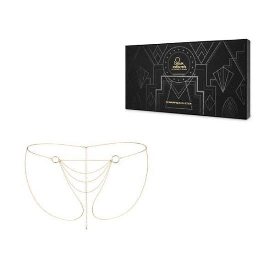 Украшение для тела - цепочка-трусики, золотая Bijoux Indiscrets Magnifique Bikini Chain Gold